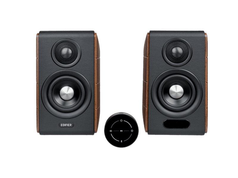 Edifier S880DB-MKII Hi-Res Audio Certified Bookshelf Speakers – Walnut