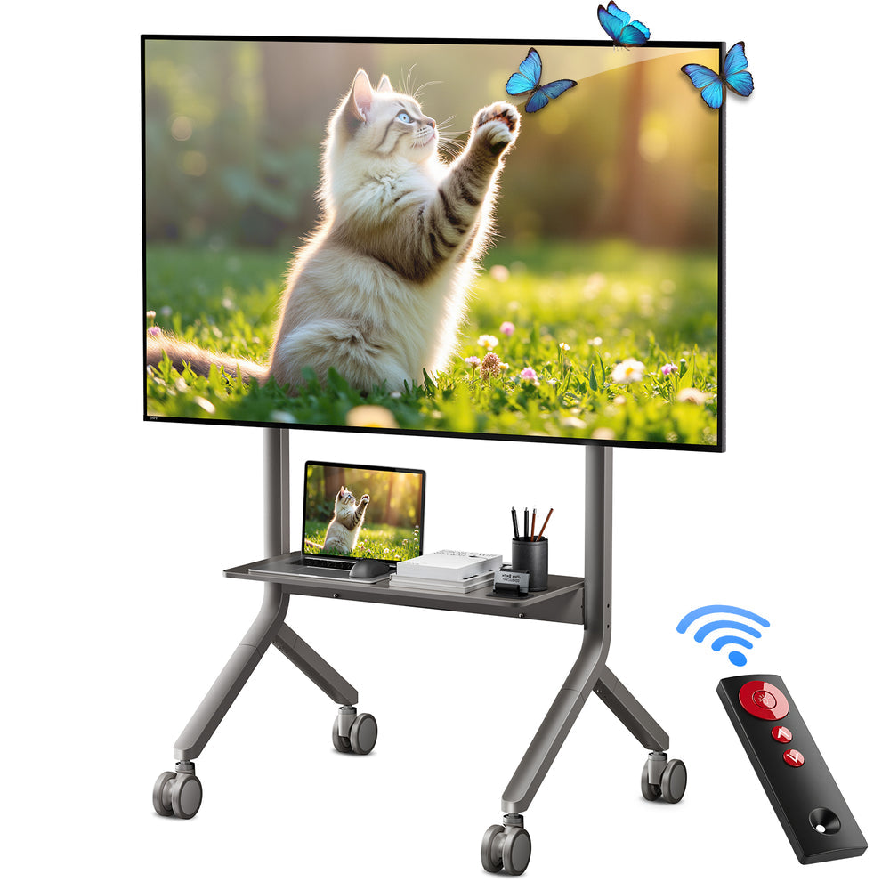NORTH BAYOU NEW 2026 MODEL P150 Motorized Mobile TV Cart