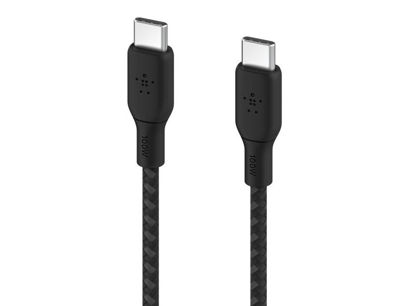 Belkin BoostCharge Braided USB-C to USB-C Cable 3M - Black