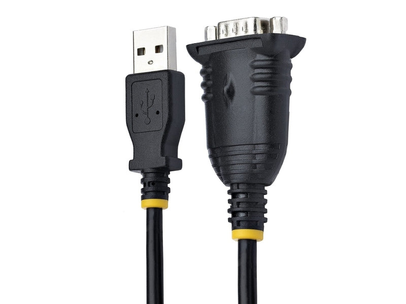 StarTech 1 Port USB to RS232 Db9 Serial Adapter Cable - M/M - 3Ft