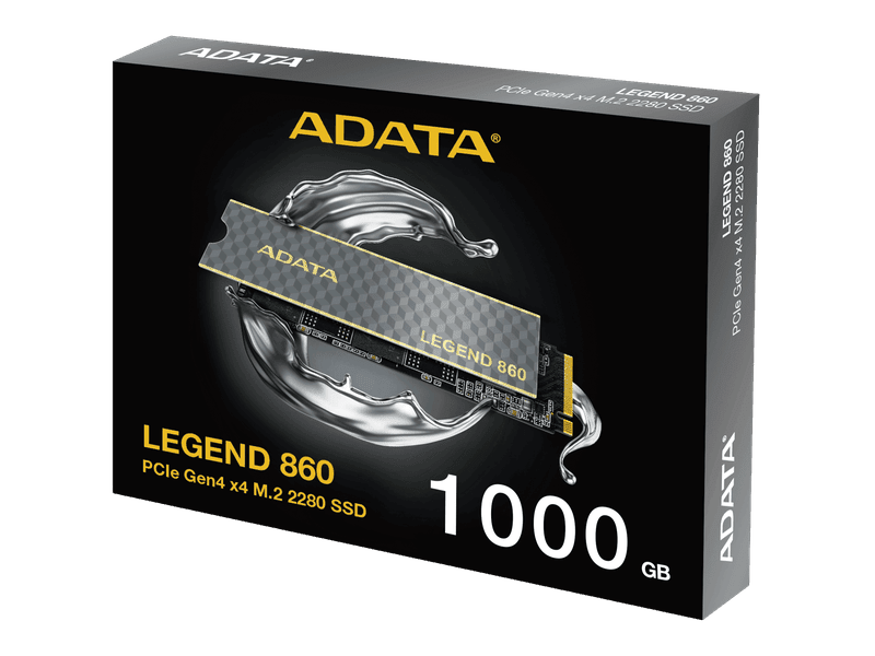 ADATA 1TB Legend 860 M.2 2280 NVMe PCIe 4.0 SSD SLEG-860-1000GCS
