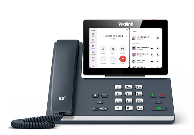Yealink MP58 Zoom Edition Android 9.0 Phone, 7" Colour Touch Screen, HD Audio, Dual Gig Ports, Built in Bluetooth and WiFi, Native Zoom User EOL