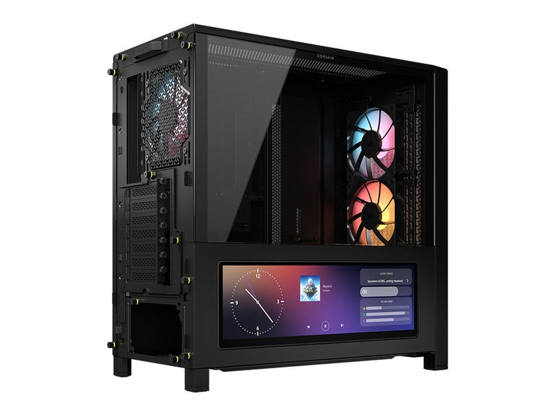Corsair FRAME 4000D LCD RS ARGB Premium Mid-Tower E-ATX PC Case - Black