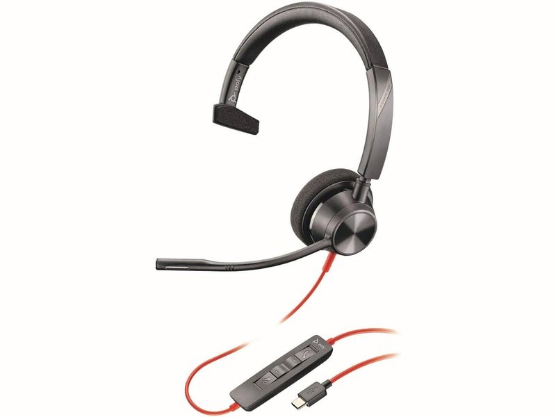 Plantronics BlackWire 3310 UC Mono Corded Headset USB-C
