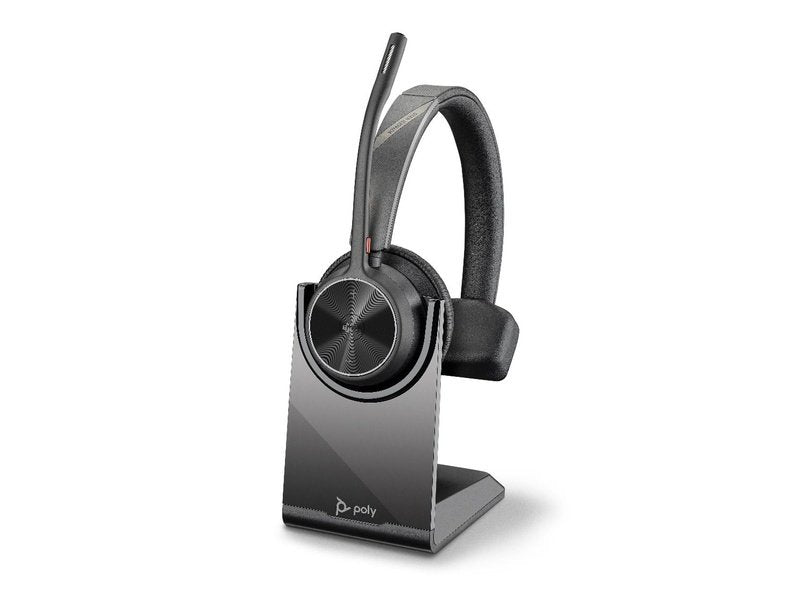 Poly Voyager 4310 OTH Wireless MS Mono Headset W/Charging Stand BT700 Dongle USB-A