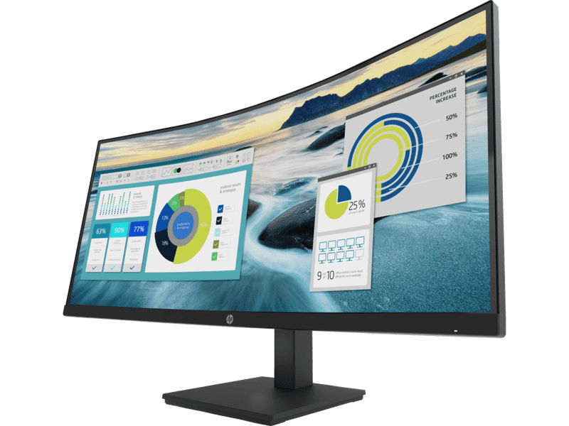 HP P34HC G4 34" UWQHD VA Curved Monitor