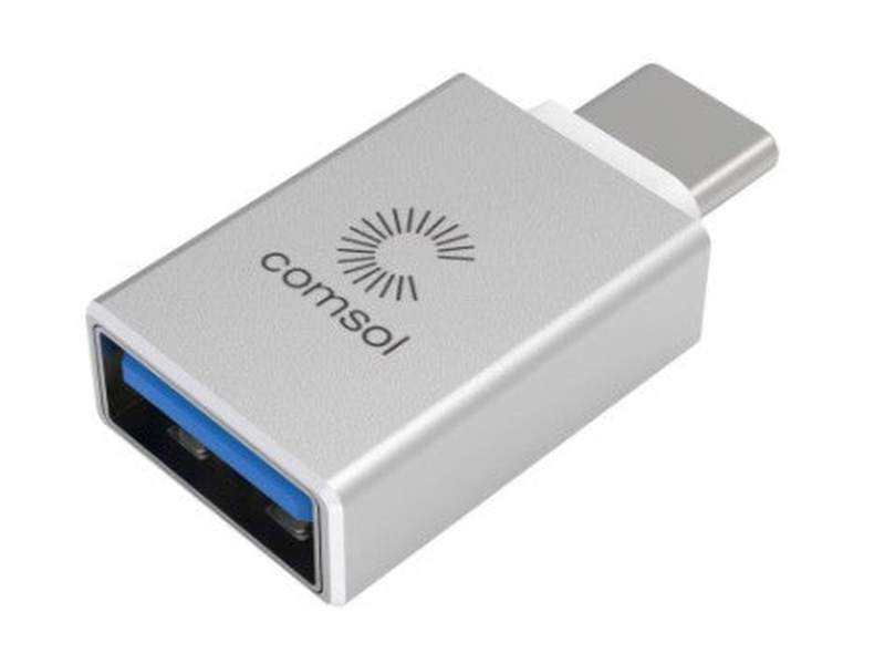 Comsol USB-C Male To USB-A 3.0 Female Adapter - CMAF02