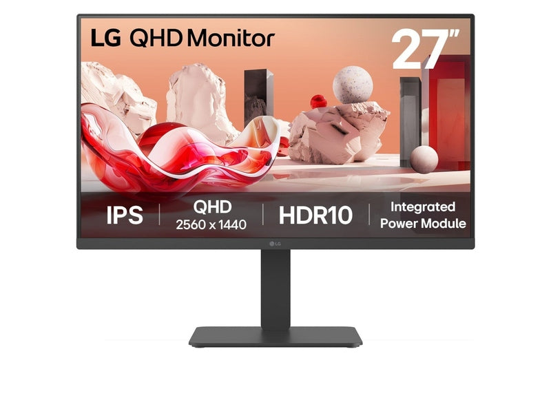LG 27BA45QB-B 27" QHD IPS 75Hz Monitor with Speaker