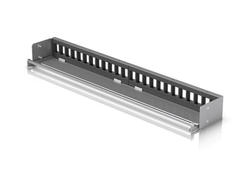 Ubiquiti 24-Port Blank Keystone Patch Panel, Silver, 1U 24-port, Ideal for Keystone Module Installation