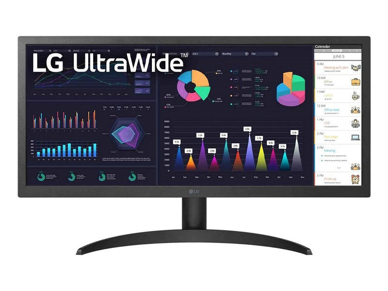LG 26WQ500-B 26" UltraWide Full HD HDR10 FreeSync IPS Monitor