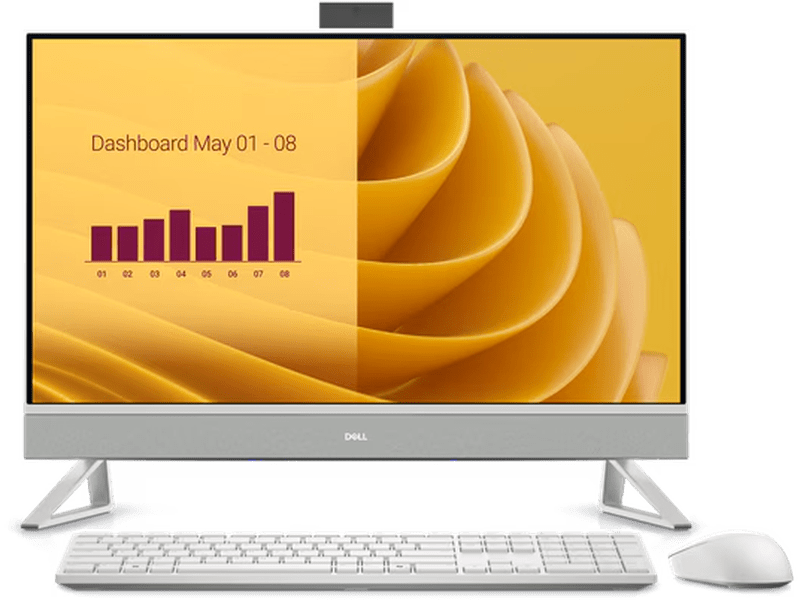 Dell 27 All-in-One EC27250 Core 7-150U 16GB 1TB SSD MX570A 2GB , 27" FHD Touch AIO Desktop W11P 3YOS
