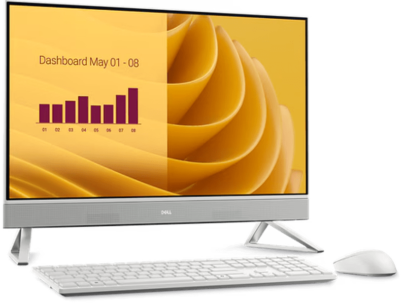 Dell 27 All-in-One EC27250 Core 7-150U 16GB 1TB SSD MX570A 2GB , 27" FHD Touch AIO Desktop W11P 3YOS