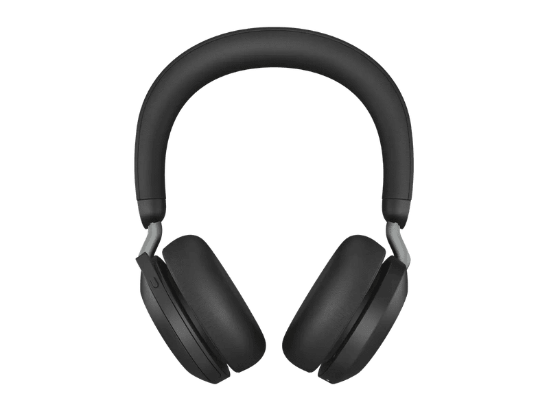 Jabra Evolve2 75 UC ANC Stereo Bluetooth Headset USB-C Dongle + Charging Stand