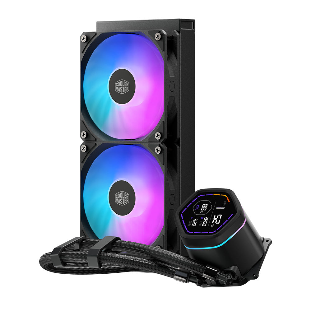Cooler Master MasterLiquid Core Nex 240mm ARGB CPU Liquid Cooler - Black