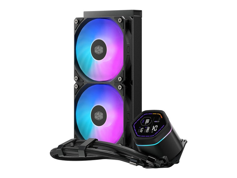 Cooler Master MasterLiquid Core Nex 240mm ARGB CPU Liquid Cooler - Black