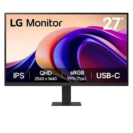 LG 27” QHD IPS 100Hz Monitor with USB-C 27BQ410B-B