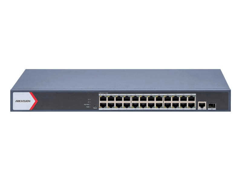 Hikvision 24 Port Gigabit Smart POE Switch w/ 270W POE Budget