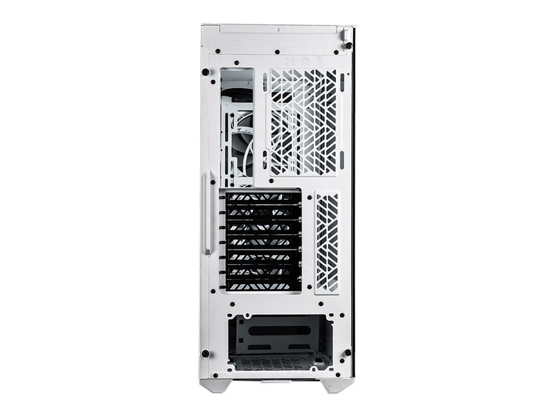 Cooler Master MasterBox MB520 White, Tempered Glass Front Panel, 3x ARGB Fans, Tempered Glass Side Panel, ATX, ARGB Lighting
