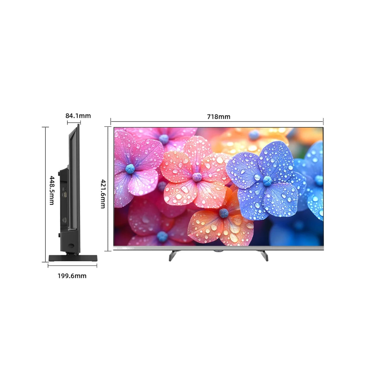 CHiQ L32M9P 32" Portable Google TV HD 200nit DLED Smart Google TV, HDR10/HLG, Dolby DAP/DBX, 200x200 VESA 3 Year Warranty