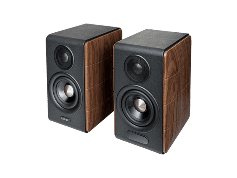 Edifier S880DB-MKII Hi-Res Audio Certified Bookshelf Speakers – Walnut