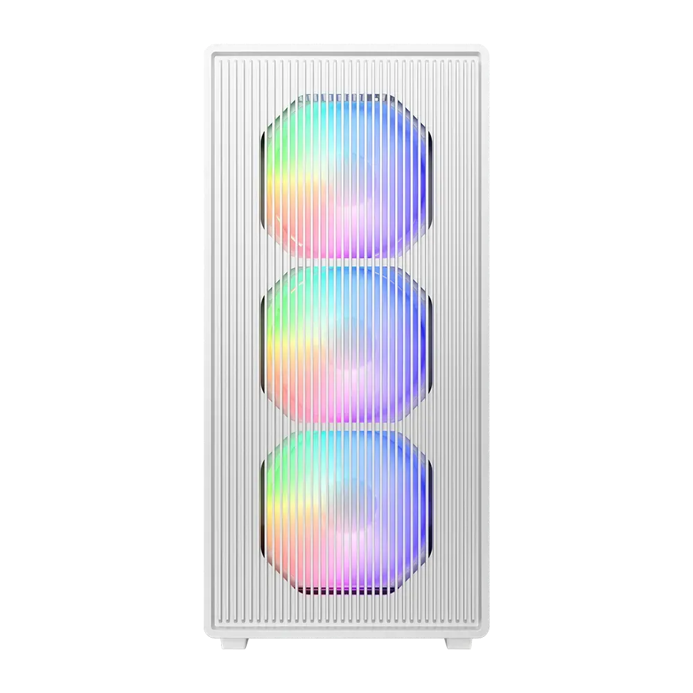 Cooler Master Elite 350 ARGB Micro-ATX Mini Tower Case - White