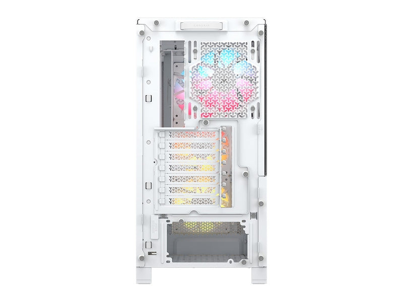 Corsair FRAME 4000D LCD RS ARGB Premium Mid-Tower E-ATX PC Case - White