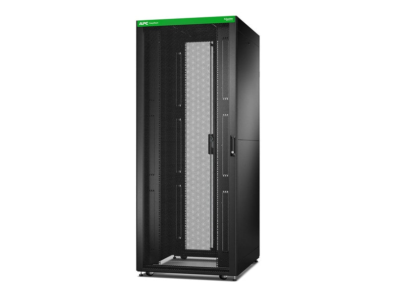 APC Easy Rack ER8202, 42U, Black, With Roof, Castors, Feet, 4 Brackets, and Side Panels, No Bottom, 1991H x 800W x 1000D mm