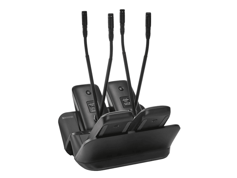 SHURE MXWNDX4G Networked Charging Stations 4 Port for Wireless Goose Neck Transmitters