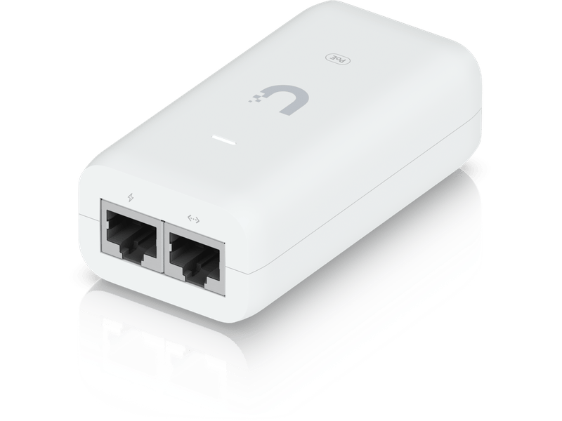 Ubiquiti PoE 802.11AF Adapter, Up to 15W of PoE Output, RJ45 Data Input, Compatible injector for NHU-U6+