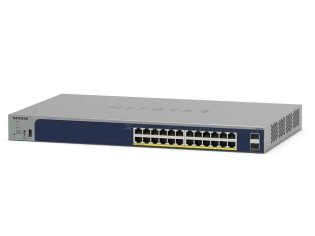 Netgear GS728TP-300AUS 24-Port Gigabit PoE+ Ethernet Smart Switch, 4 SFP, 190W (GS728TPv3)