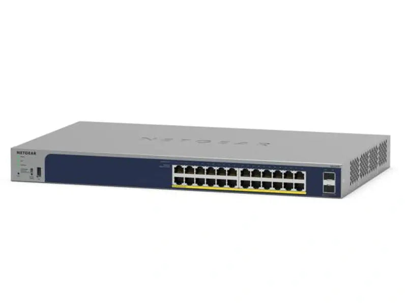 Netgear GS728TP-300AUS 24-Port Gigabit PoE+ Ethernet Smart Switch, 4 SFP, 190W GS728TPv3