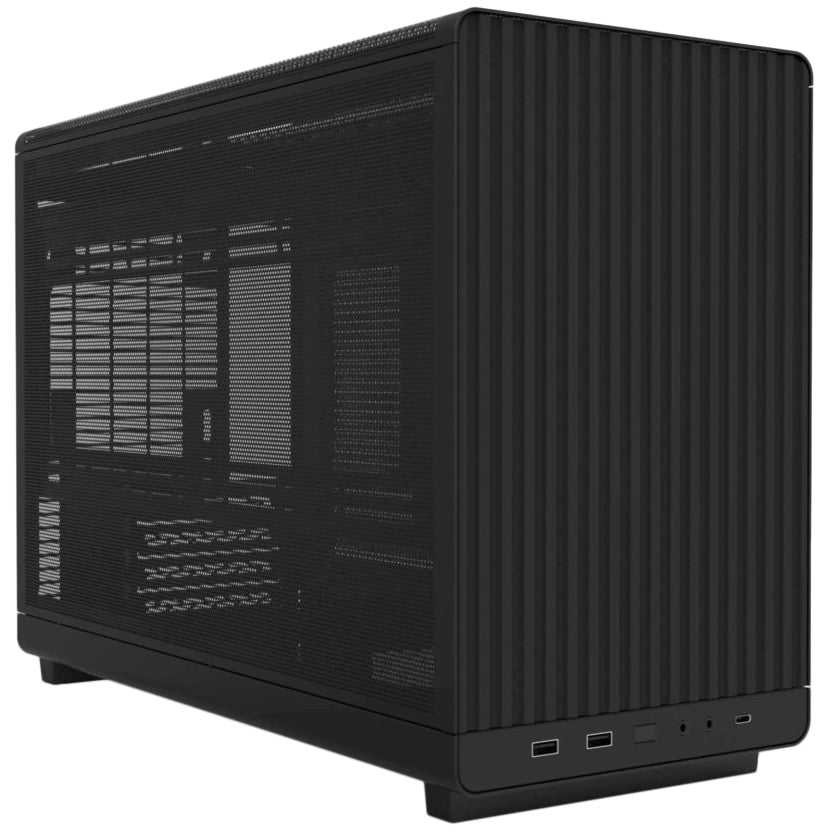 Lian Li DAN-A3 Black Micro ATX Case, Steel Mesh Side Panel, No PSU
