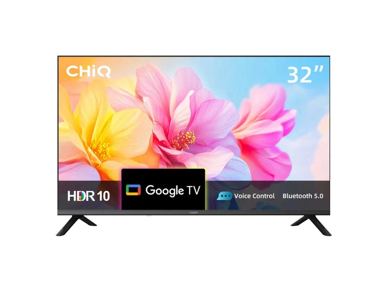 CHiQ 32S510M 32" HD Smart Google TV 200nit, HDR10/HLG, Dolby DAP/DBX 200x200 VESA 3 Year Warranty