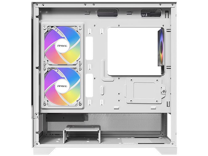Antec CX500M ARGB White Gaming Micro ATX Case, T/G Side Panels, NO PSU