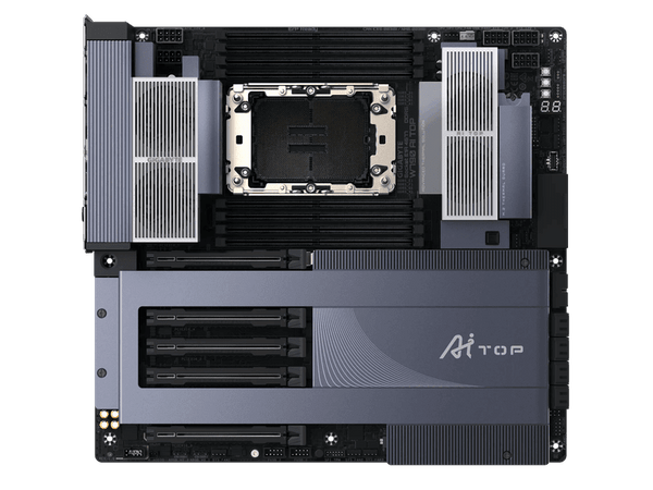 Gigabyte W790 AI TOP Motherboard, Intel® W790, 5 x PCI Express x16 slots, 6x M.2, 8 x SATA, 8x USB 3.2, 1 x USB Type-C, Intel® Wi-Fi 7