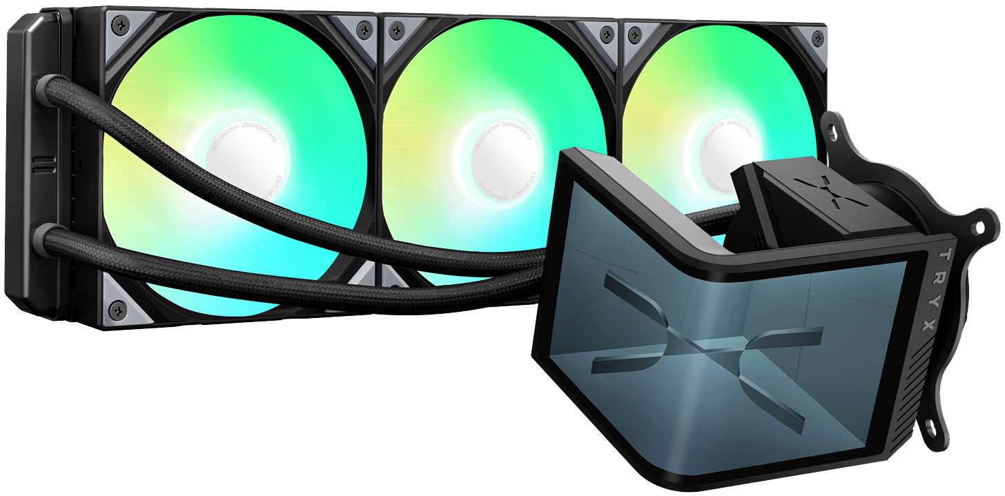TRYX PANORAMA SE 360 ARGB Black AIO Liquid CPU Cooler