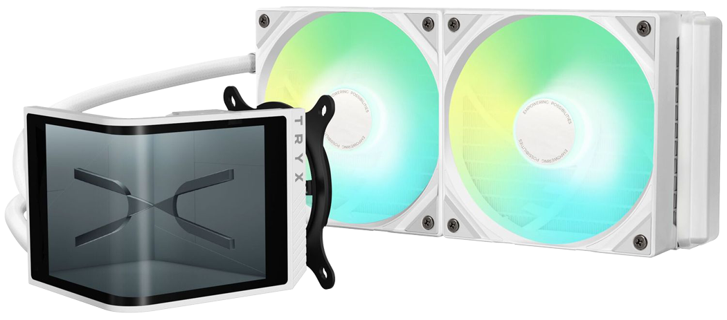 TRYX PANORAMA SE 240 ARGB White AIO Liquid CPU Cooler