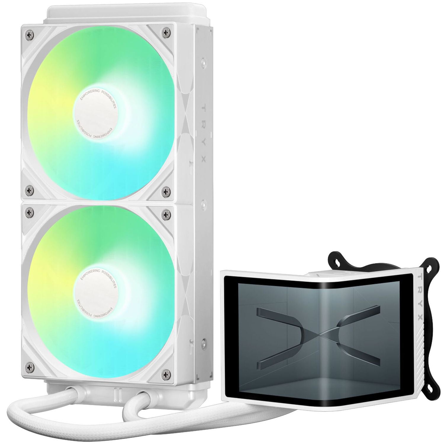 TRYX PANORAMA SE 240 ARGB White AIO Liquid CPU Cooler