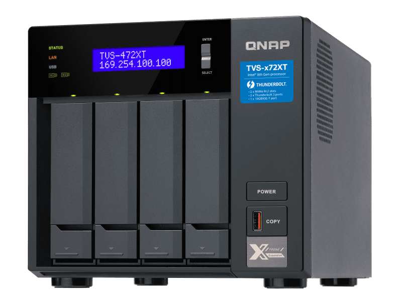 QNAP Tower 4 Bay NAS Diskless Core i3 4GB RAM