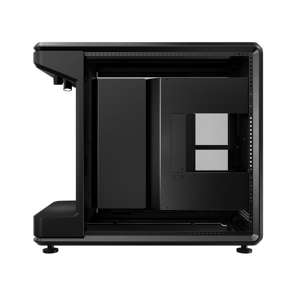 Cooler Master MasterFrame 360 Stage LCD ATX Case, Tempered Glass Side Panels, NO PSU