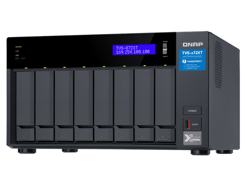 QNAP TVS-872XT 3.3GHz 16GB 8-Bay NAS