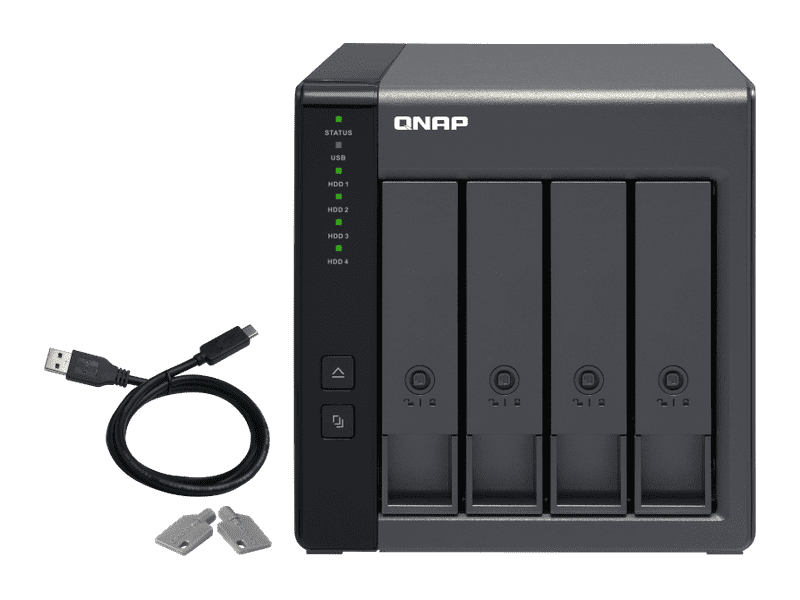 QNAP 4 Bay Das No Disk Hardware Raid Expansion For QNAP NAS Win Mac Linux Device