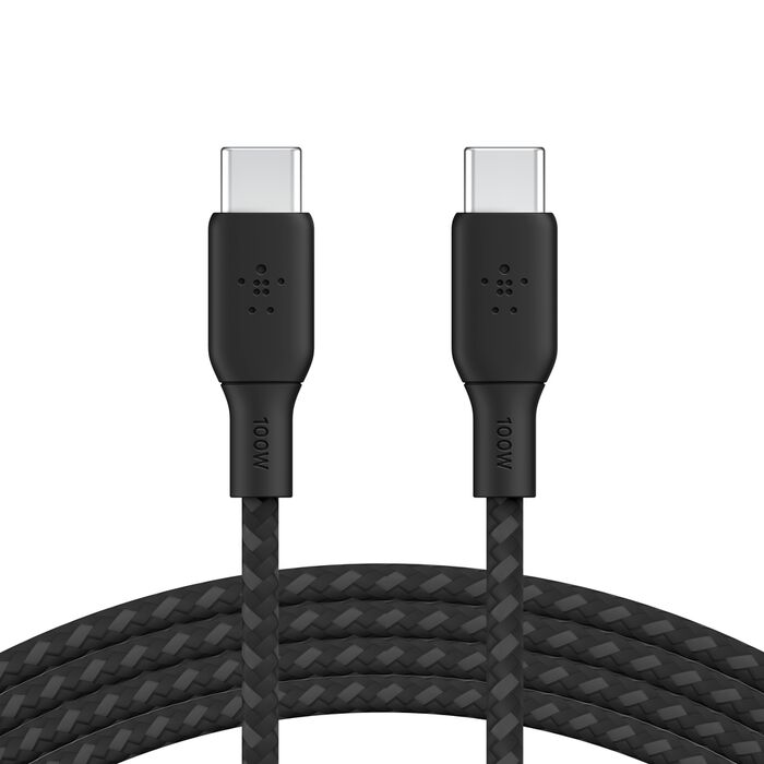 Belkin BoostCharge Braided USB-C to USB-C Cable 3M - Black