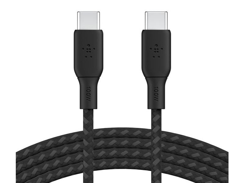 Belkin BoostCharge Braided USB-C to USB-C Cable 3M - Black