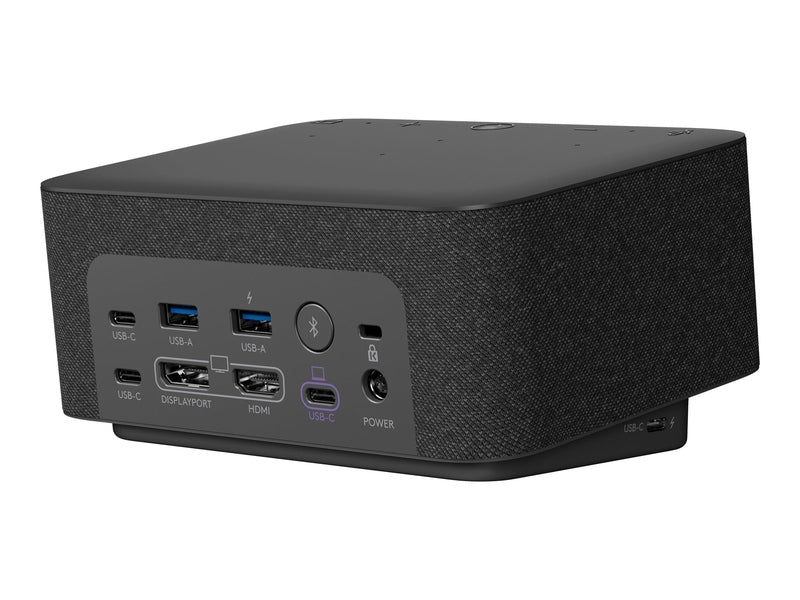 Logitech LOGI DOCK MS All-in-one Docking Station with Meeting Controls and Speakerphone - Graphite 986-000021