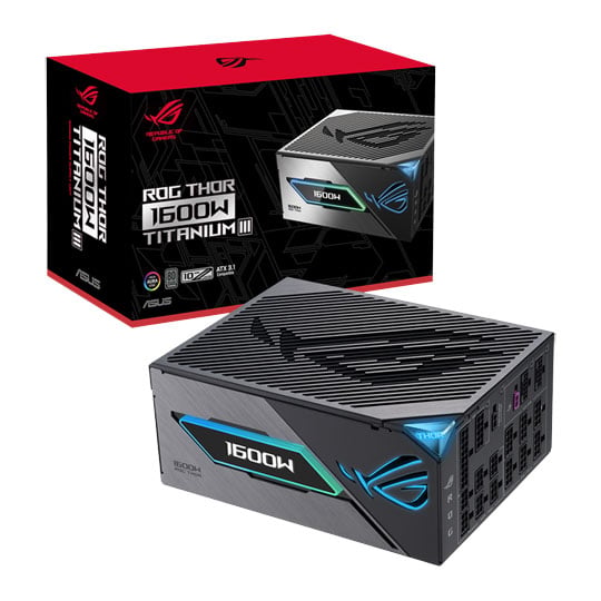 ASUS ROG Thor 1600W Titanium III EVO Fully Modular Power Supply ROG-THOR-1600T3-GAMING-EVO