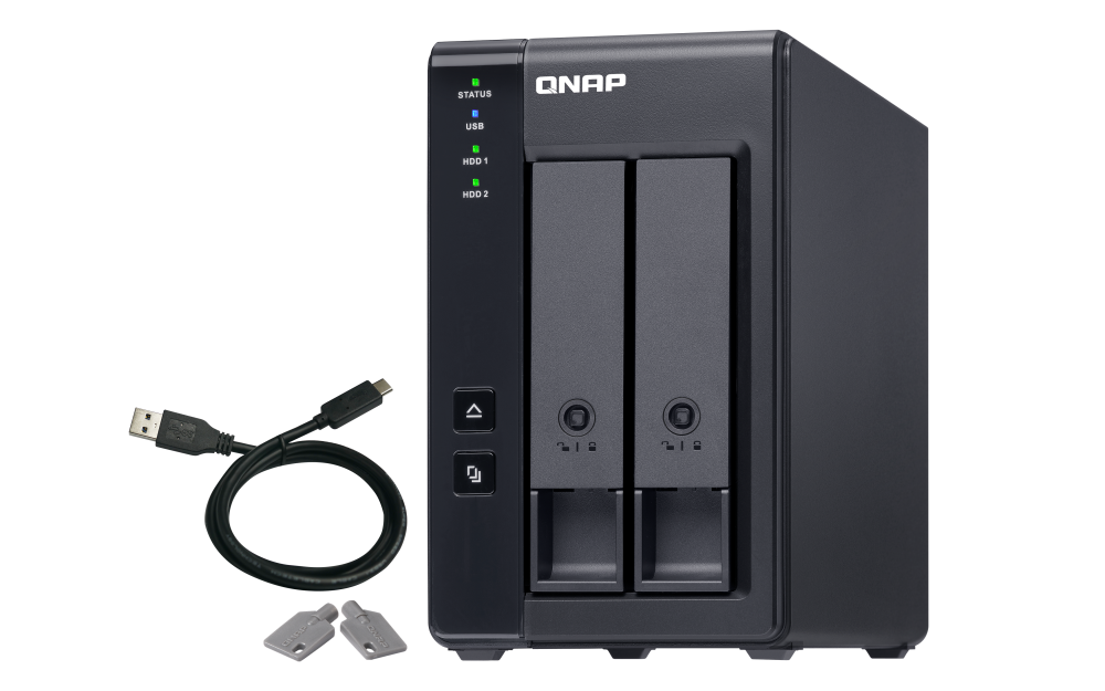 QNAP TR-002 2-BAY DAS EXPANSION UNIT NO DISK