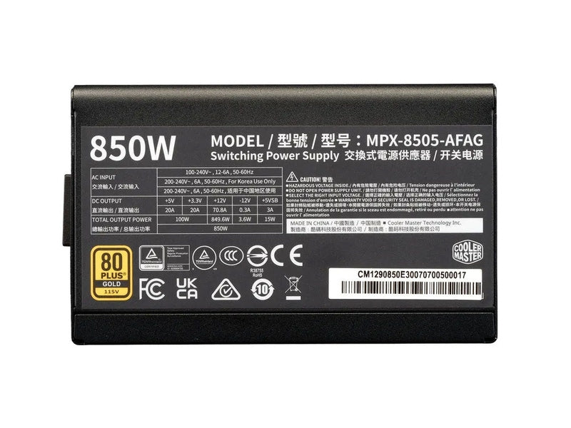 Cooler Master Elite Gold 850W Power Supply