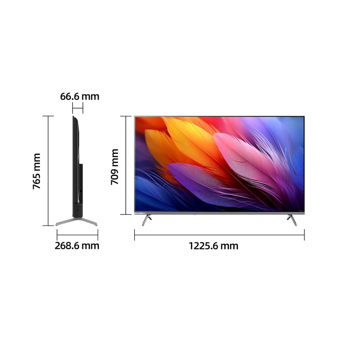 CHiQ U55QM10 55" QM10 4K UHD 330nit QLED Smart Google TV, HDR10/HLG, Dolby Vision/Atmos/DAP/DBX, 200x200 VESA 3 Year Warranty