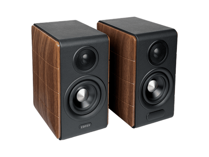 Edifier S880DB-MKII Hi-Res Audio Certified Bookshelf Speakers – Walnut